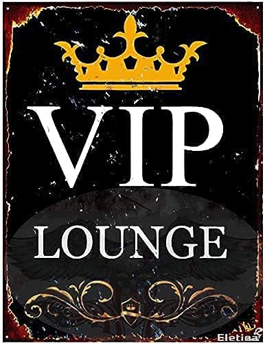 Home Bar Lounge - Metal Tabela Dekor VIP Salonu Vintage