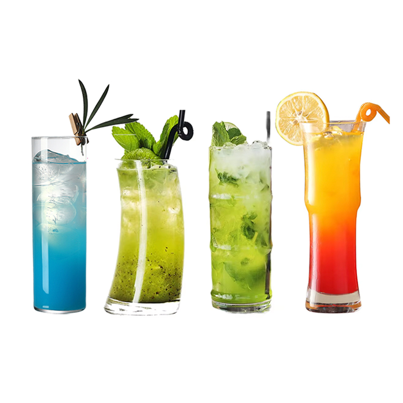 Highball Glass Set - Kurşunsuz Yaratıcı Cam Kristal Highball Bardağı