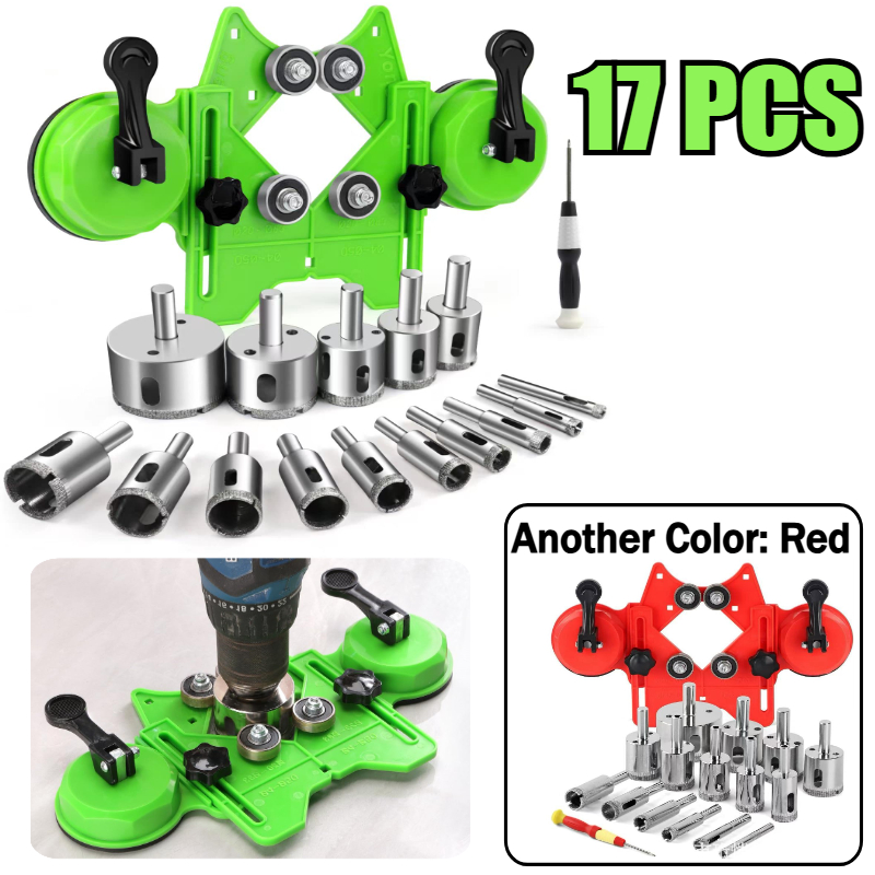 Jigger Double Sided - 17 Parça Elmas Karo Delme Uçları