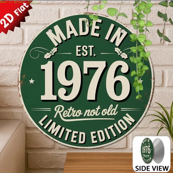 Home Bar Cafe - 1976'da Üretilmiştir Retro Eski Değil 2D