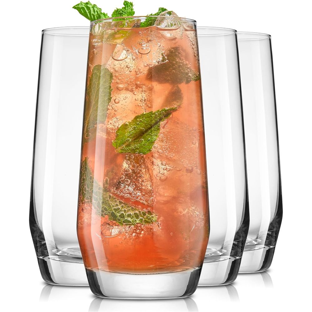 Highball Glass Set - 18.5 oz Highball Bardak Seti, 4