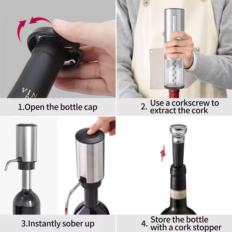 4'ü 1 Arada Şarj Edilebilir El - Home Bar Set incelemesi ve fiyatı