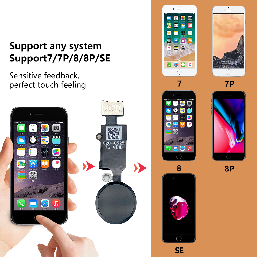 JC 6th 3D ev düğmesi Flex için - Home Bar Iphone incelemesi ve fiyatı
