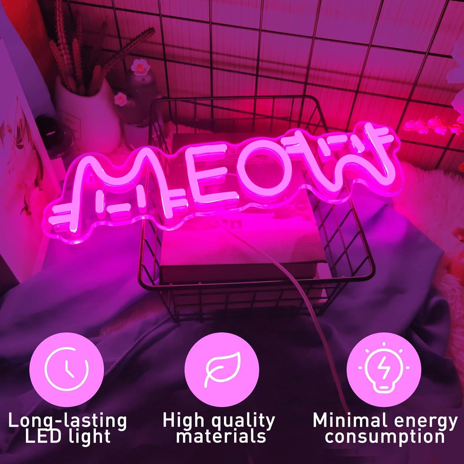 Miyav Neon Tabela Kedi USB Güç - Home Bar Cafe incelemesi ve fiyatı