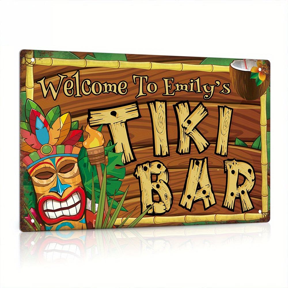 Özel Dekoratif Tiki Bar Tabela - Home Bar Cafe incelemesi ve fiyatı