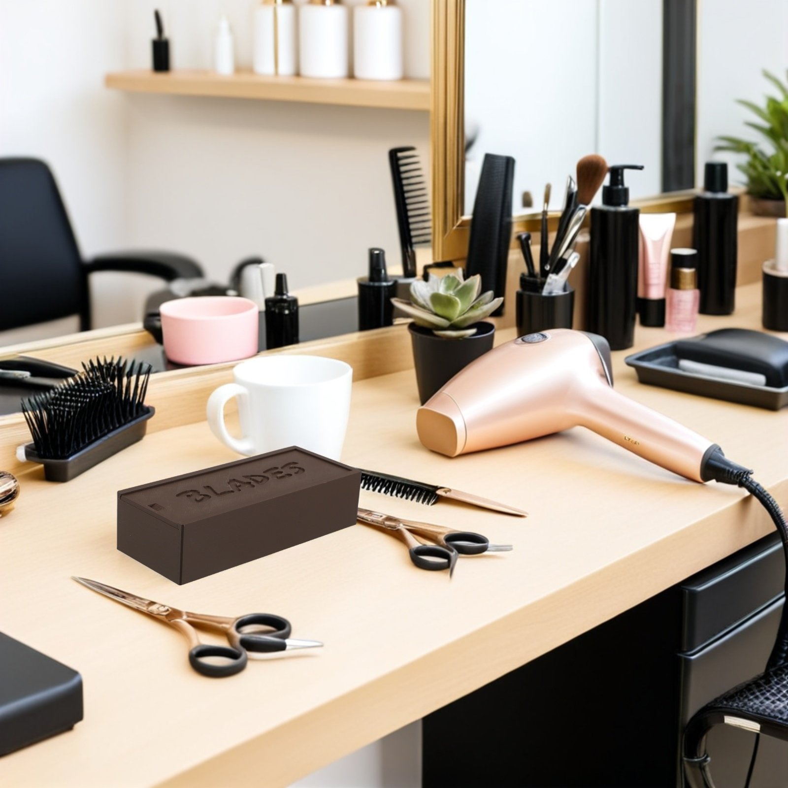 Kahverengi Çift Bölmeli Bıçak  - Home Barber incelemesi ve fiyatı